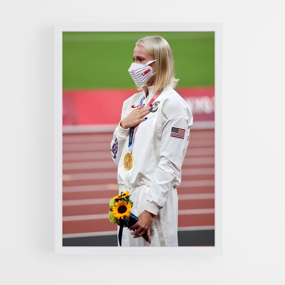 Poster Masque d'Élégance – affiche Athlétisme (vue 3)